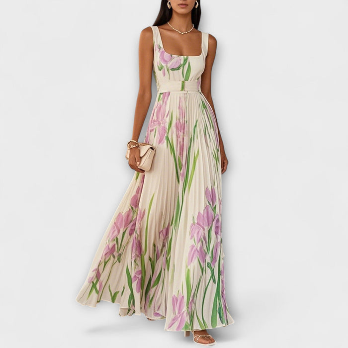 Pénélope | Robe longue en mousseline