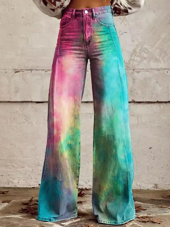 Pantalon Bohème Texturé