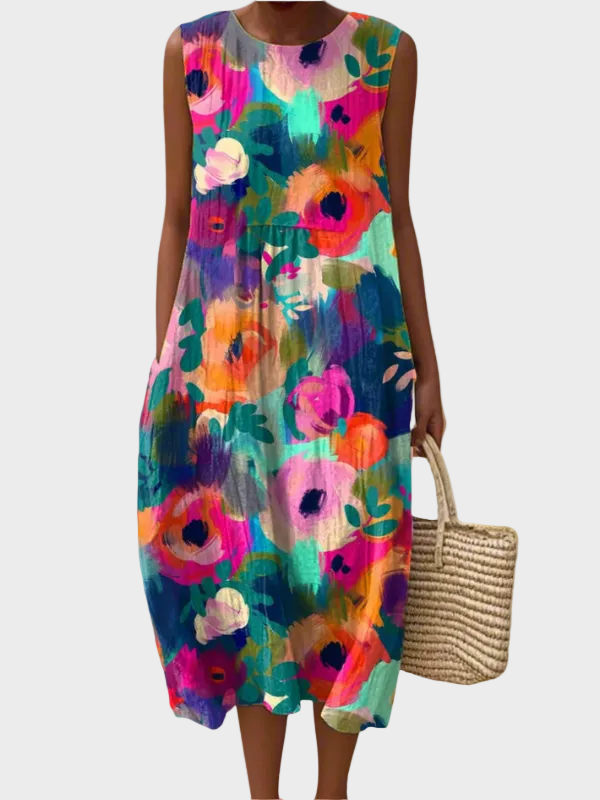Julie | Robe midi sans effort