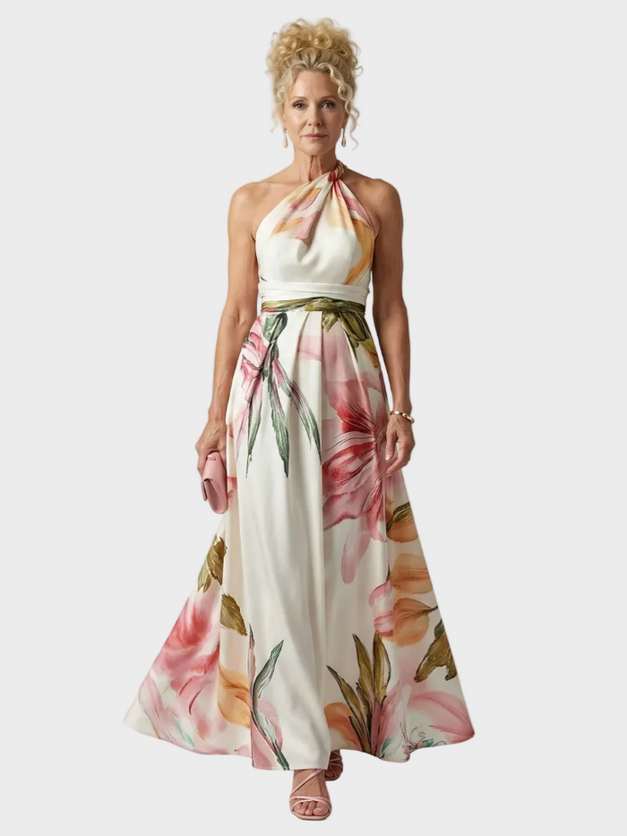 Emilia | Robe longue fleurie
