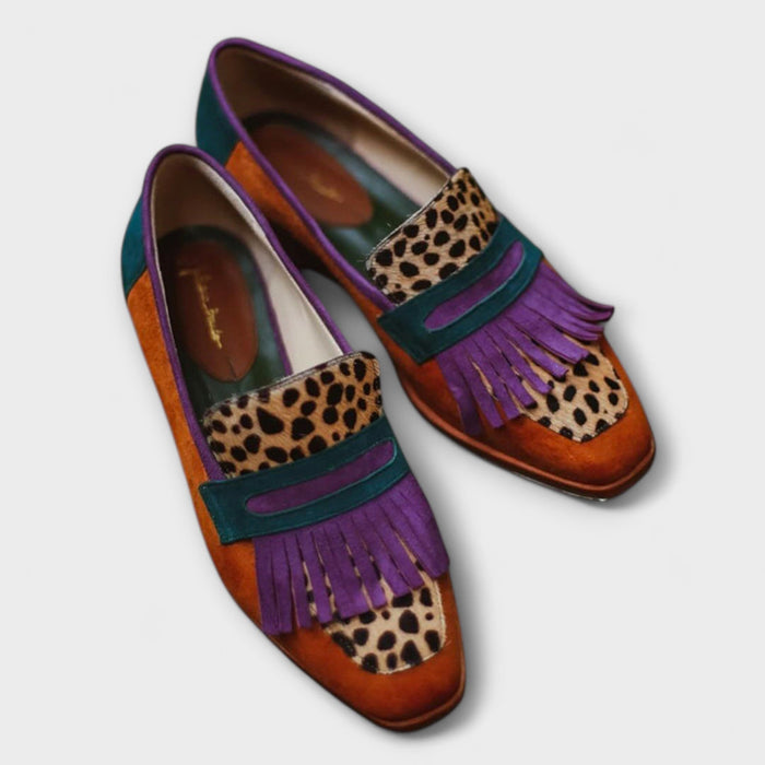 Mocassin Marron Léopard