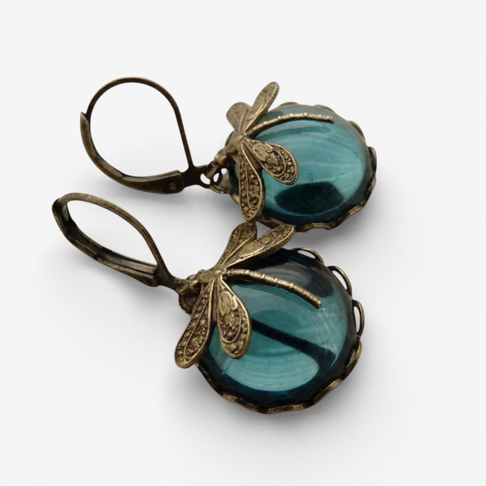 Boucles d'oreilles Libellule Antika Guld