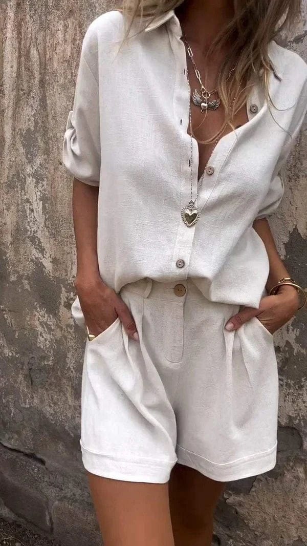 Ensemble Boutonné Aéré