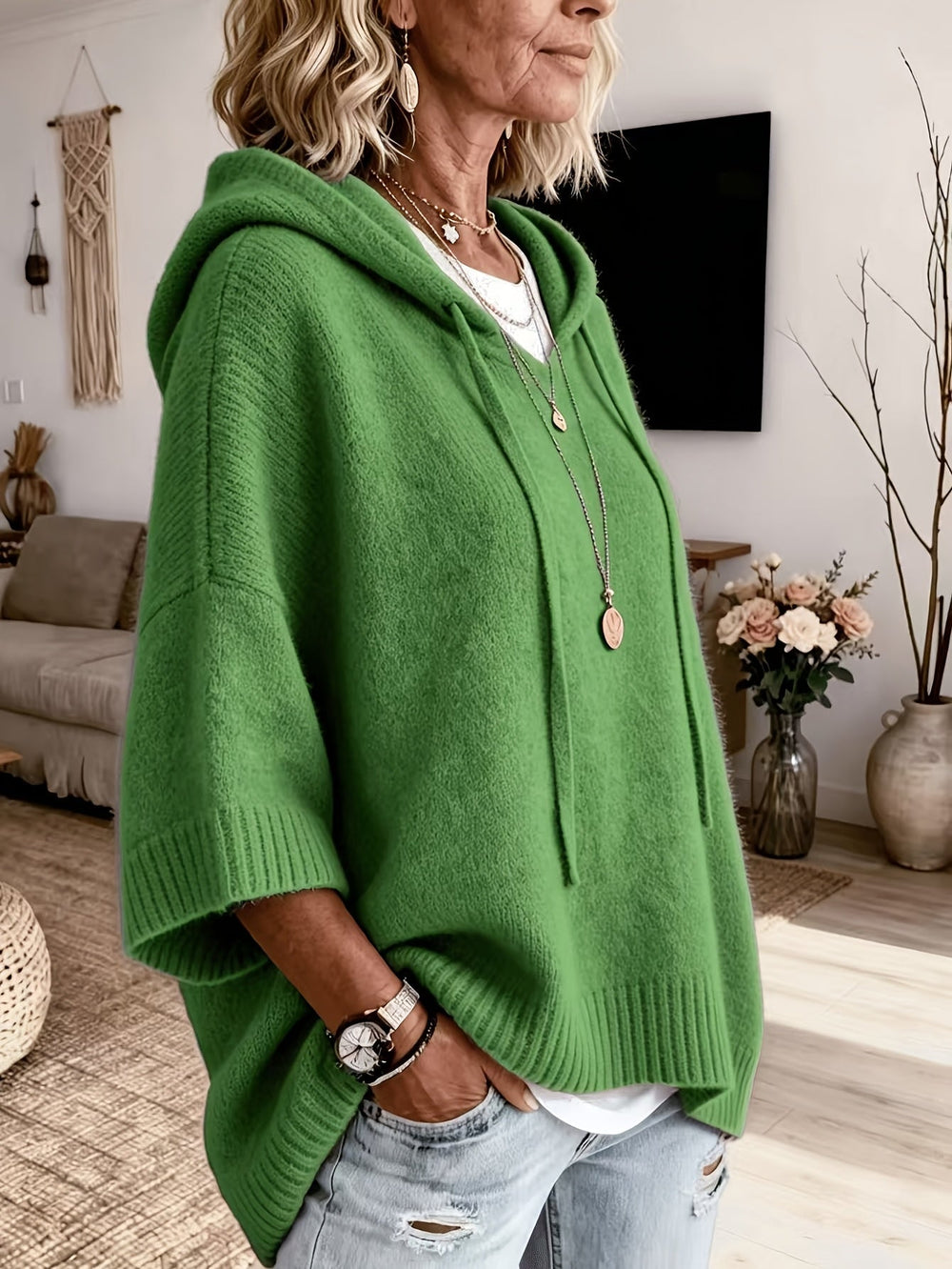 Le pull que l'on prend en premier.