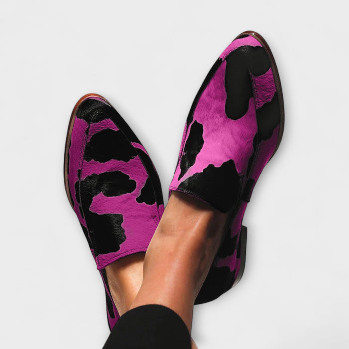 Mocassins Imprimé Vache