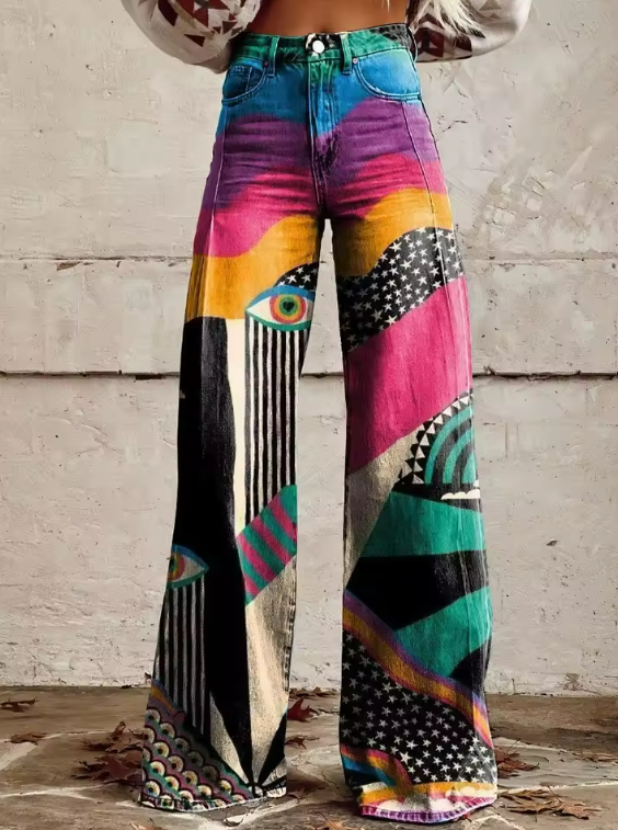 Pantalon Imprimé Organique