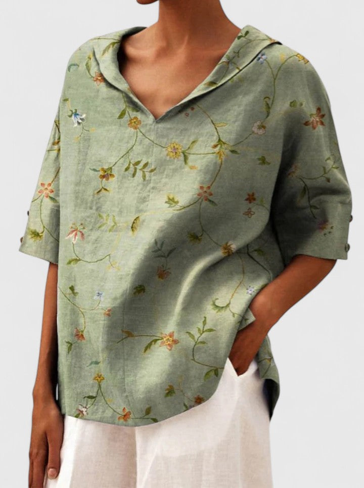 Une blouse, du café au dîner.