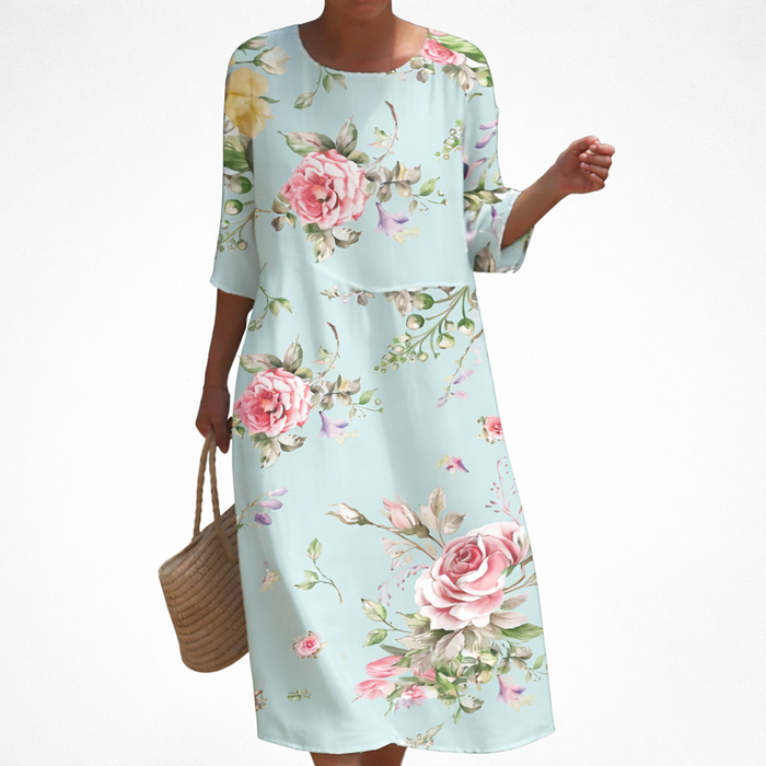 Robe longue fluide chic et confortable