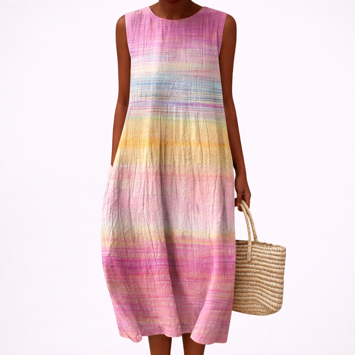 Robe d’Été Confortable Sans Manches