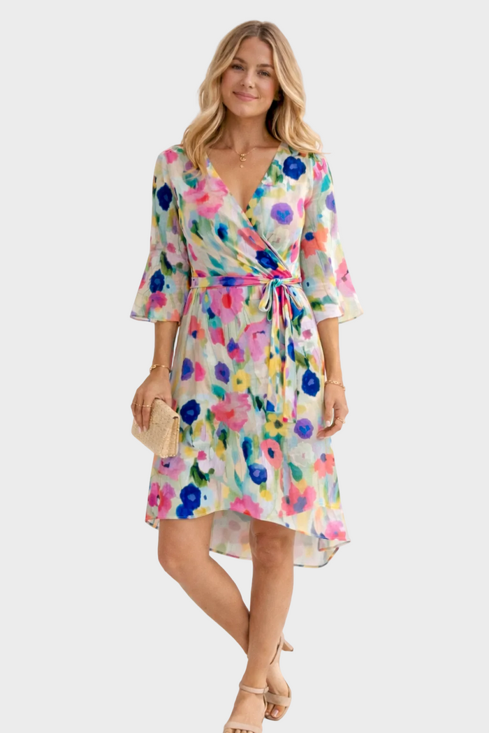 Mia | Robe courte fleurie élégante