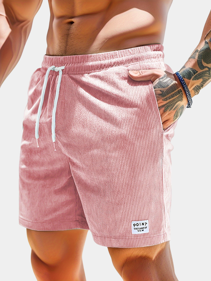 DRAWSTRING SLIM SHORTS FOR MEN