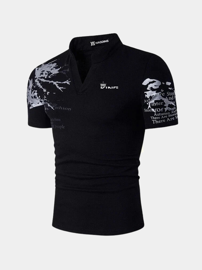 BOLD GRAPHIC POLO SHIRT FOR MEN