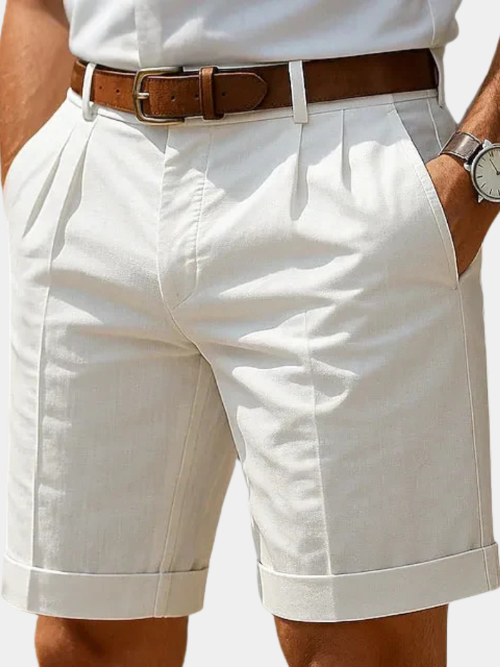 PLEATED SHORTS FOR MEN