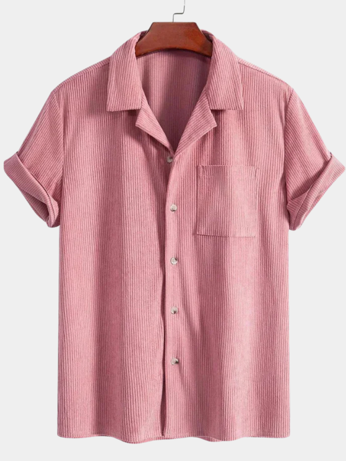 SHORT SLEEVE CUBAN SHIRT FOR MEN