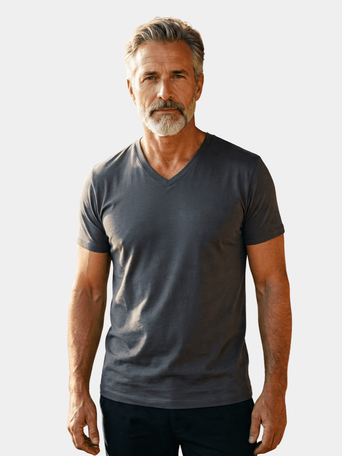 V NECK TEE FOR MEN