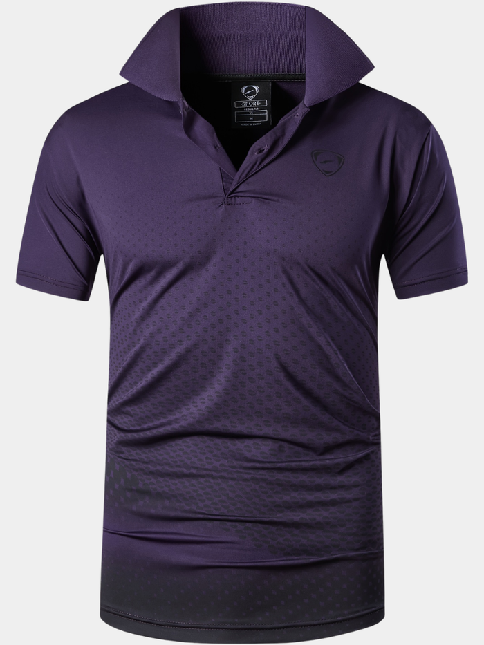 SPORT PRINT POLO SHIRT FOR MEN