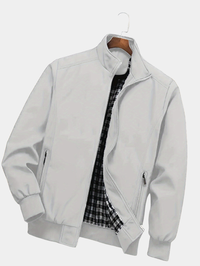REGULAR FIT ZIP JACKET FOR MEN