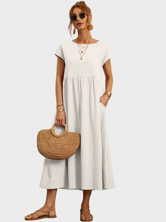 Gabrielle | Robe midi au style élégant et intemporel