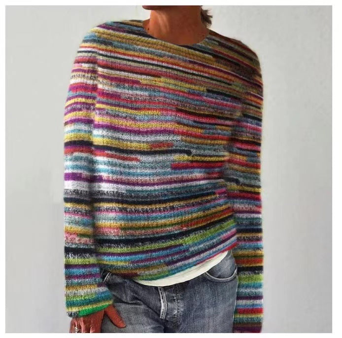 Pull Décontracté à Motif