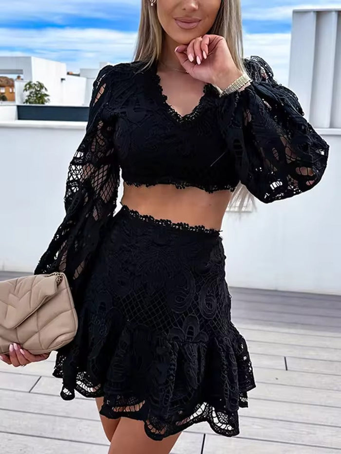 Ensemble en Dentelle Élégant