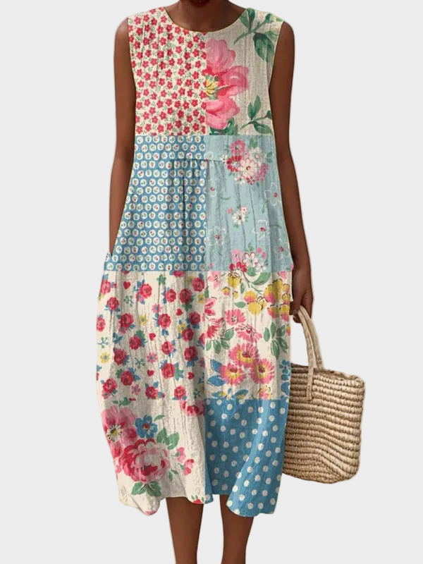 Patricia | Robe midi facile à porter