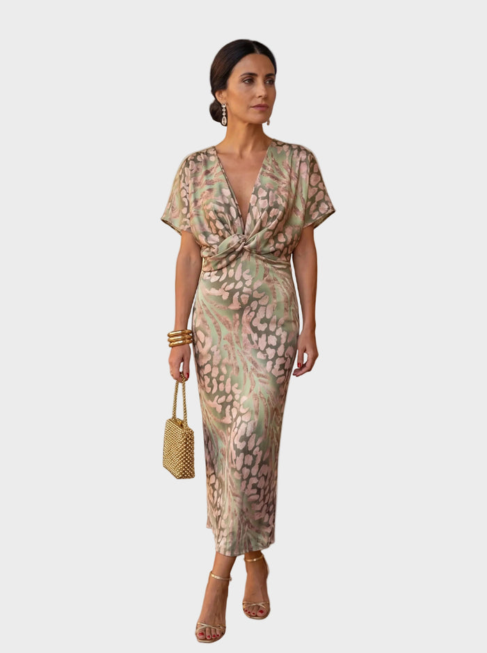 Giulia | Robe élégante en tissu léger et fluide