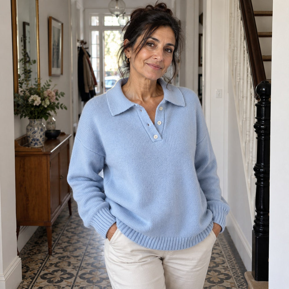 Le pull que l'on prend en premier.