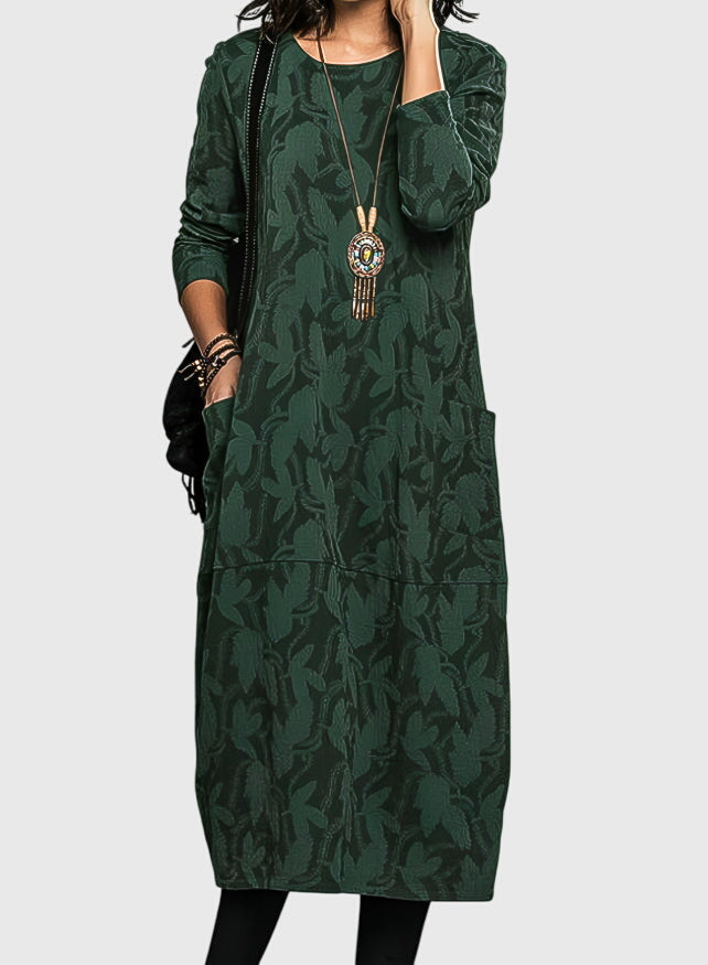 Robe Décontractée à Col Rond