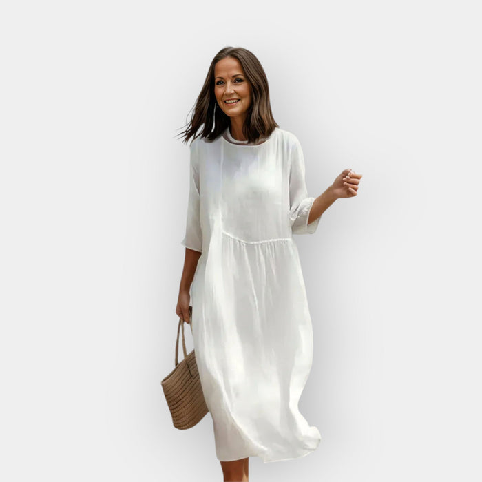 Robe à coupe confortable pour le ventre