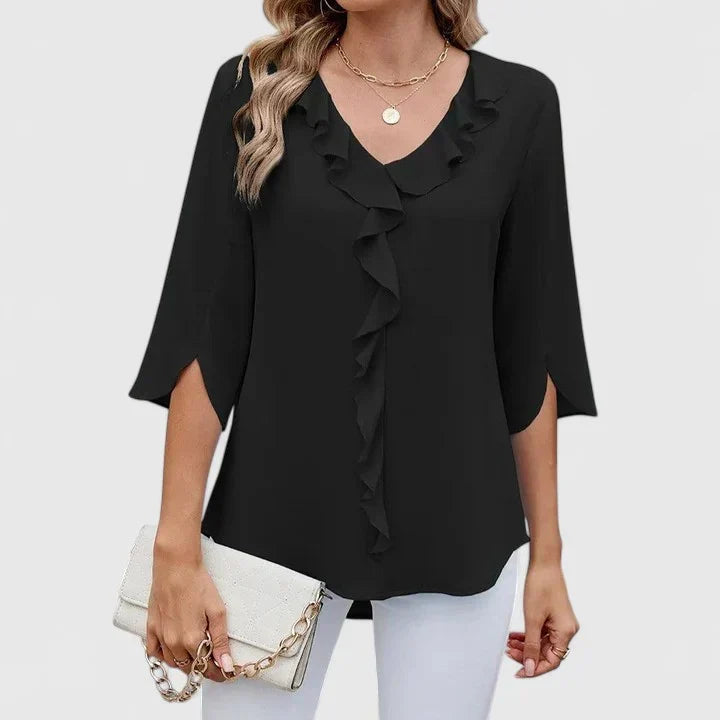 Une blouse, du café au dîner.