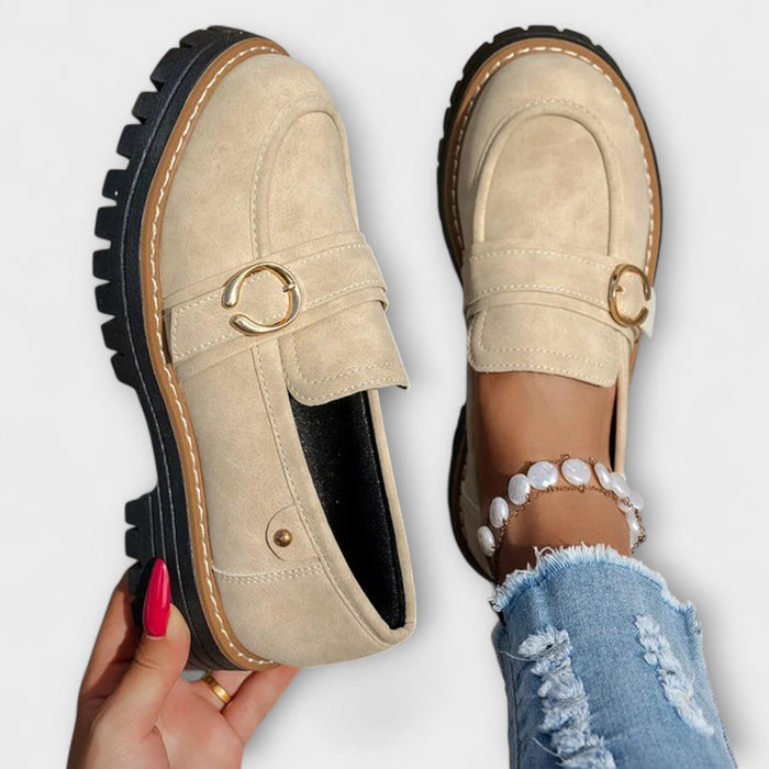 Mocassins Casual à Bout Rond