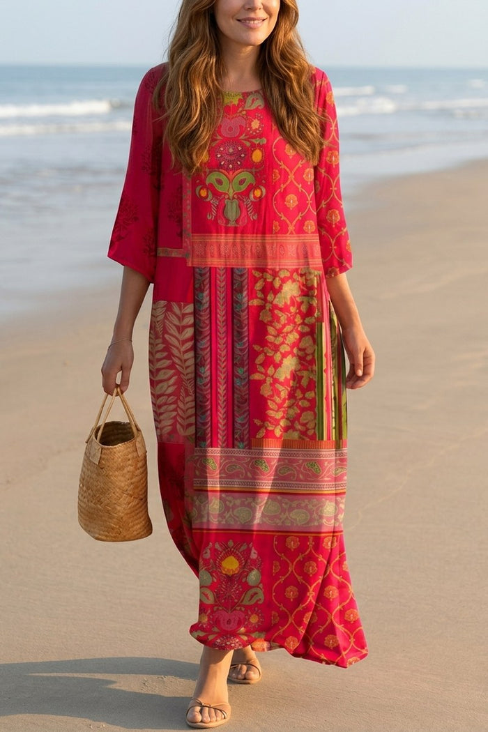 Robe longue fluide chic et confortable