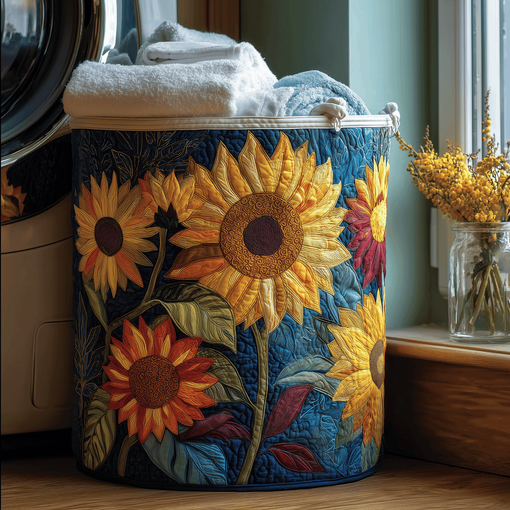Un panier à linge que vous ne cacherez pas.
