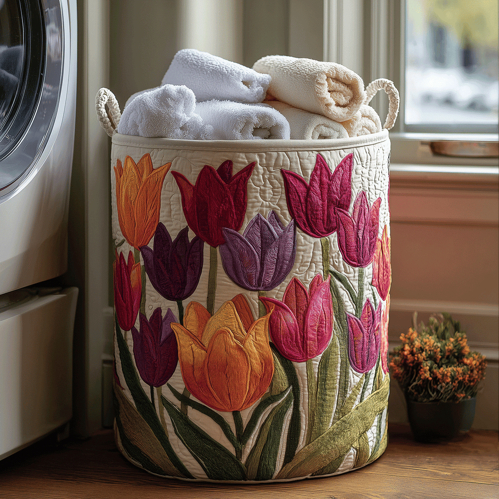 Un panier à linge que vous ne cacherez pas.