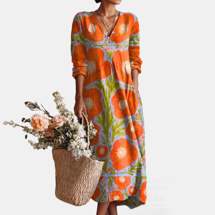 Krystyna | Robe fleurie enchantée