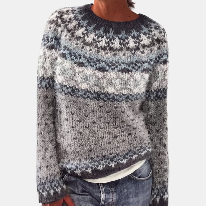 Pull Nordique Givre