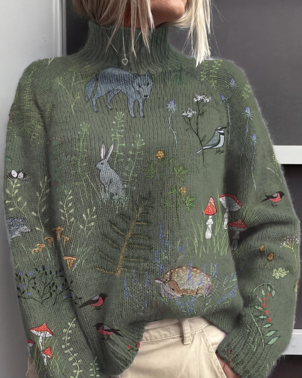 Le pull que l'on prend en premier.