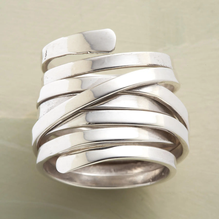 Bague en Argent Épais Vintage