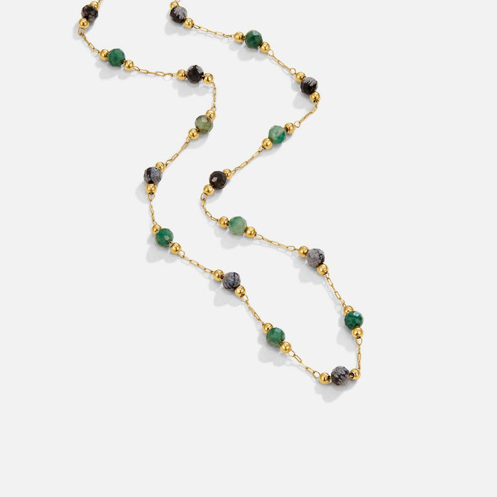 Collier ludique avec de petits accents de perles