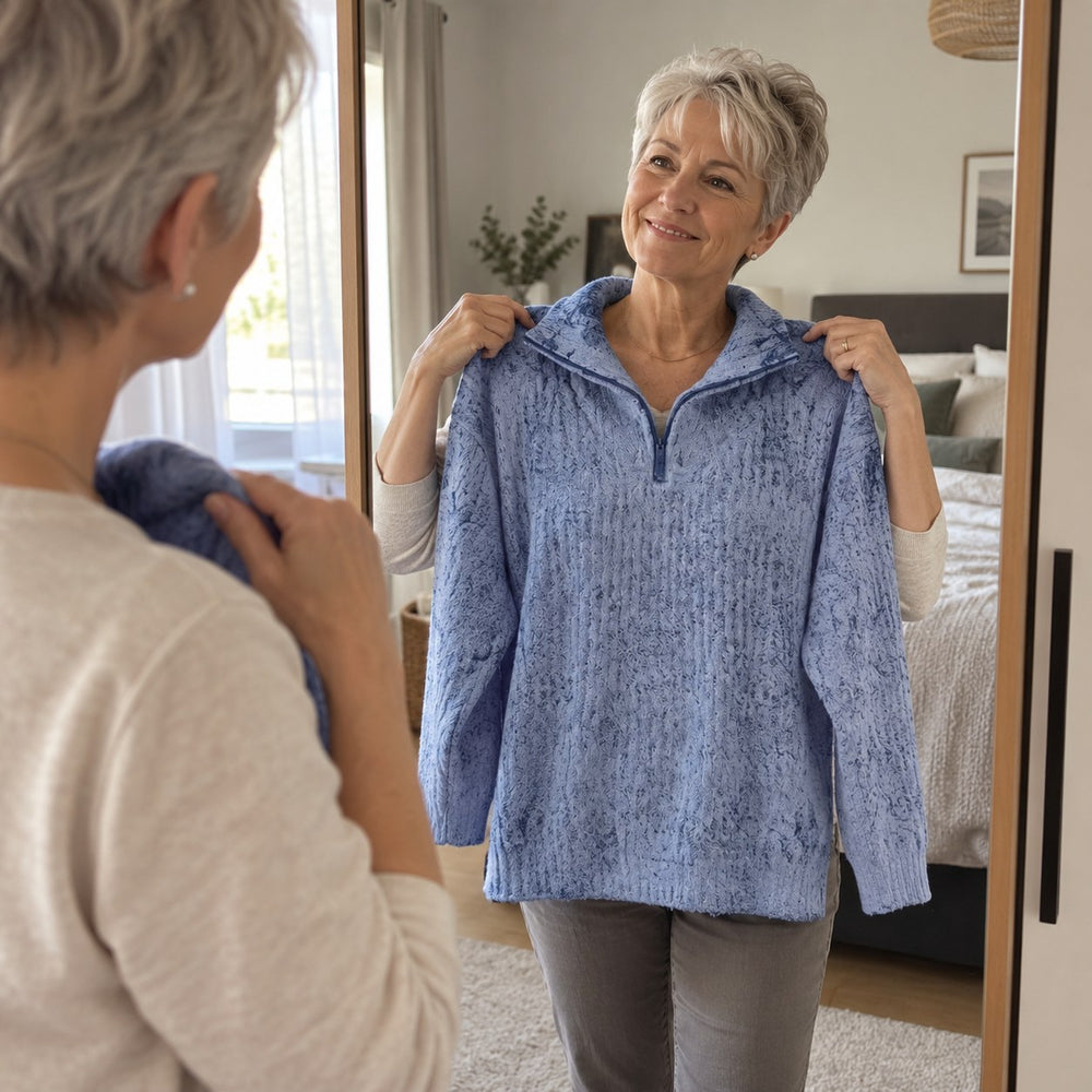 Le pull que l'on prend en premier.