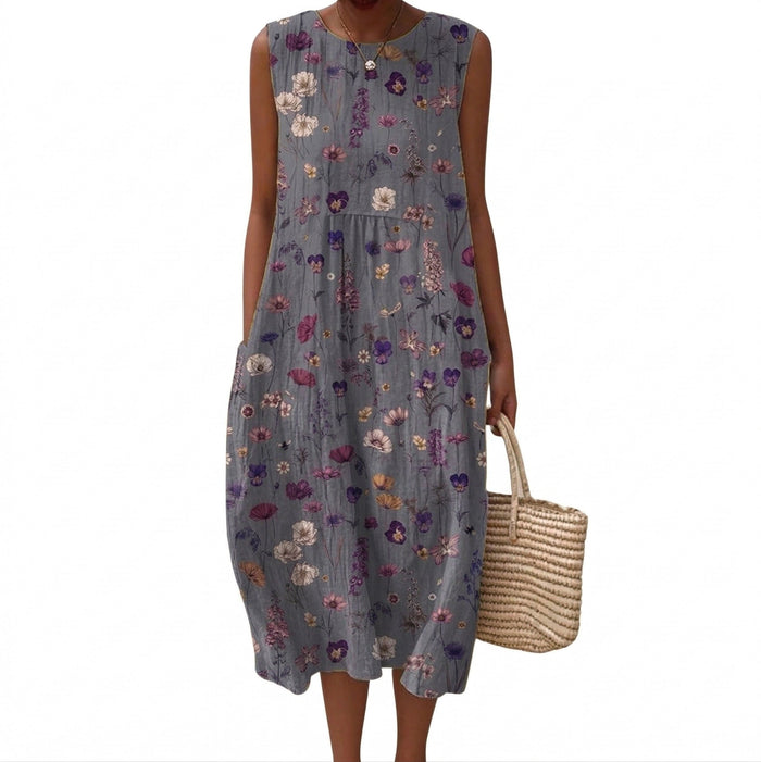 Robe d’Été Confortable Sans Manches