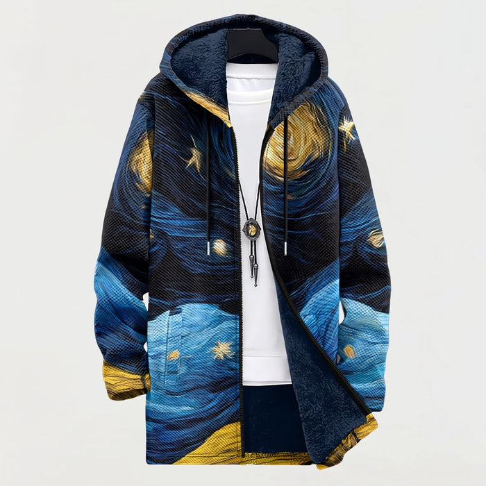 Veste à Capuche Nuit Étoilée