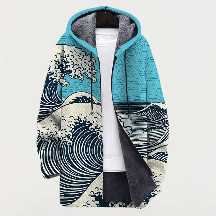 Manteau à Capuche La Grande Vague