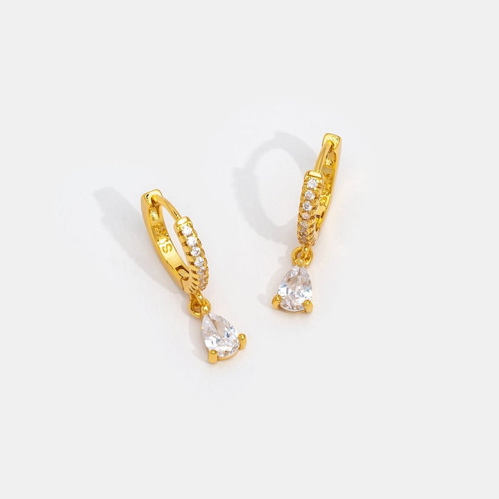 Boucles d’oreilles en argent avec cercle ouvert