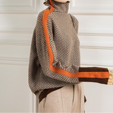 Éléonore — Col roulé Luxe en Chevron
