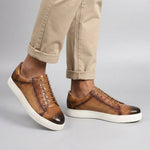 Baskets Altieri — en cuir décontractées