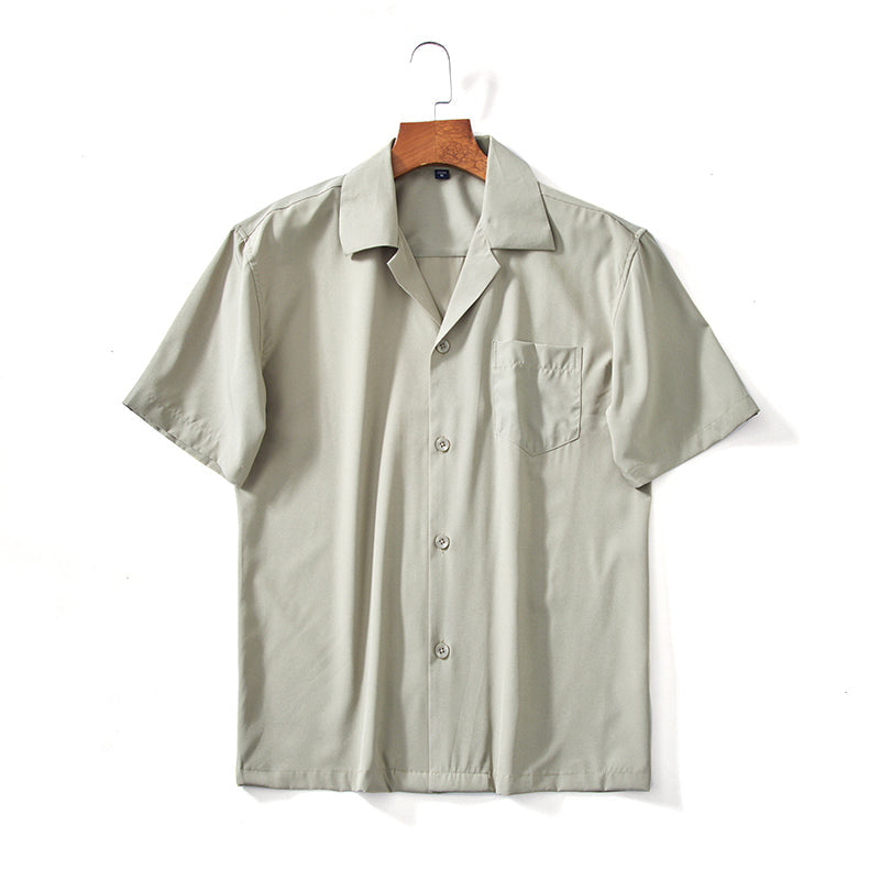 CUBAN COLLAR SUMMER SHIRT FOR MEN