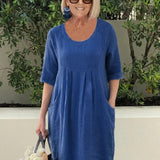 Jacqueline | Robe tunique d'été à poches
