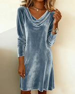 Robe en Velours Ample