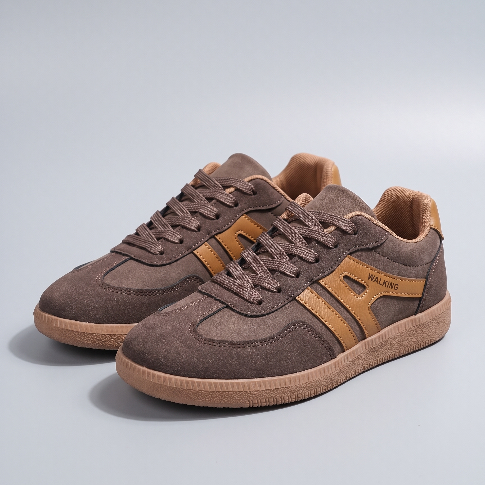 Ava | Baskets orthopédiques Marron, vue de face